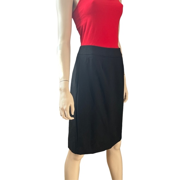Calvin Klein Rayon Blend Black Skirt Classic Professional Suit Fully Lined NWOT - Picture 2 of 10